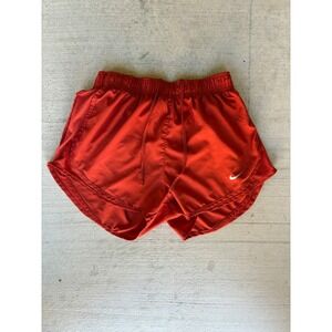 Nike Dri-FIT Running Shorts Athletic Gym Workout Orange Shorts Medium